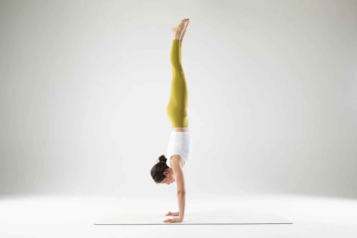 Alexandra Colgan in a handstand.